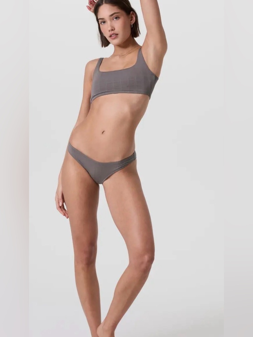 NWT Vuori Classic Plaid Bikini Bottom in Chia VW729
